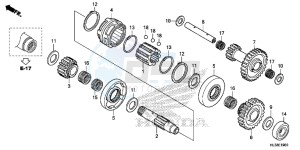 SXS700M2H Europe Direct - (ED) drawing REVERSE GEAR