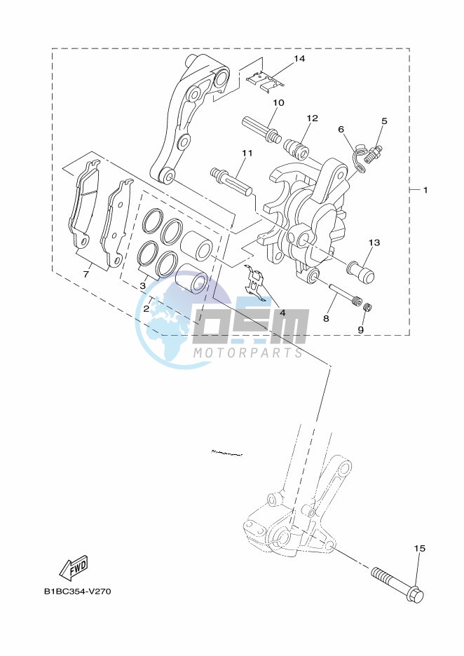 FRONT BRAKE CALIPER