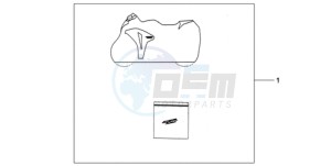 CBR1000RR9 Australia - (U / MME) drawing INDOOR CYCLE COVER