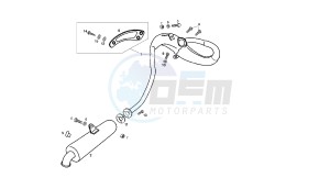 SENDA SM X-RACE - 50 CC VTHSR2E1A EU2 drawing EXHAUST