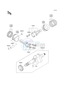 KAF620 G MULE 3000 (G1-G5) MULE 3000 drawing CRANKSHAFT_PISTON-- S- -