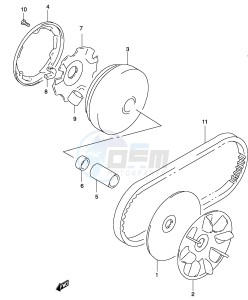 AY50 (P19) katana drawing TRANSMISSION (1) (MODEL AY50 K1)