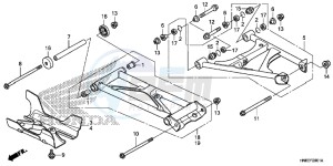 TRX680FAH Europe Direct - (ED) drawing REAR ARM (TRX680FAF,G,H,J)