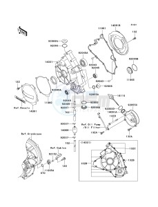 KSV 700 B [KFX700 V FORCE] (B1-B2) [KFX700 V FORCE] drawing ENGINE COVER-- S- -