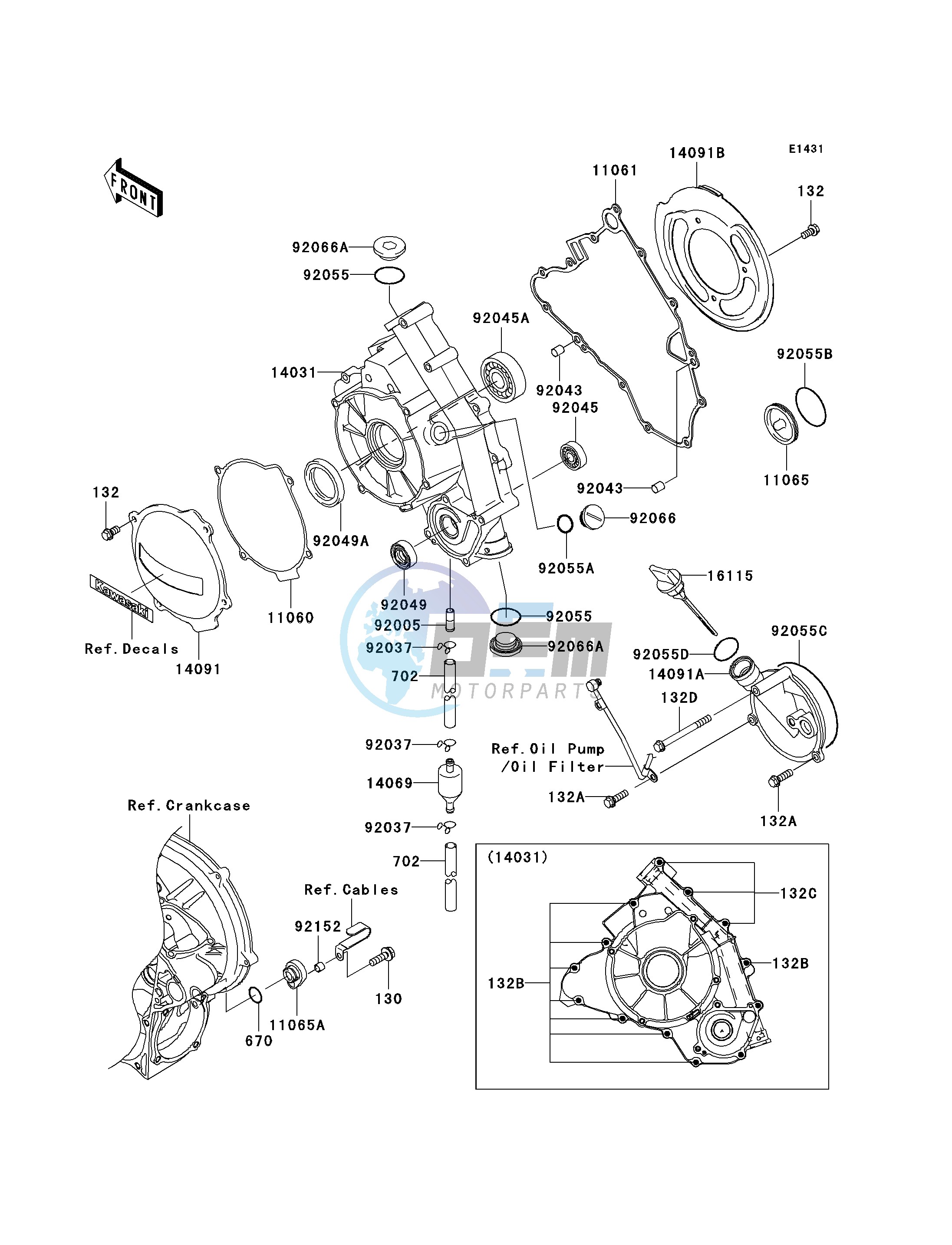 ENGINE COVER-- S- -