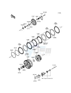 NINJA H2 ZX1000NGF XX (EU ME A(FRICA) drawing Clutch