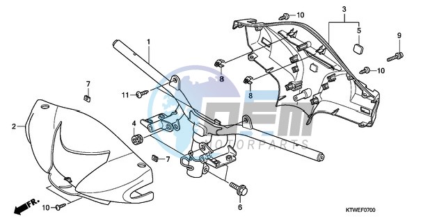 HANDLE PIPE/HANDLE COVER