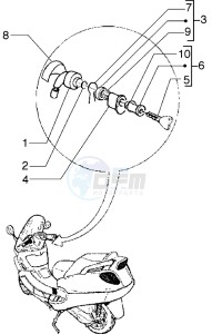 X9 500 drawing Key operated switch