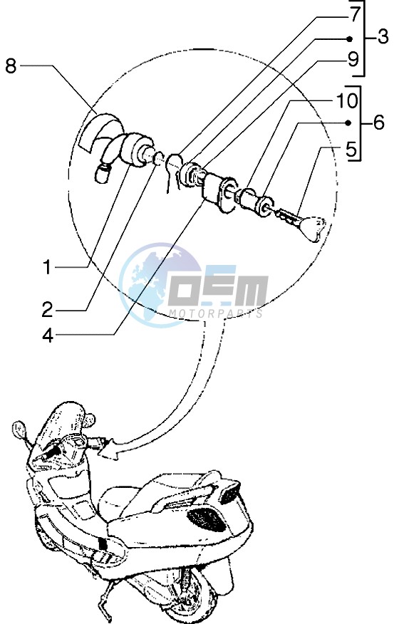 Key operated switch