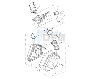 YQ AEROX 50 drawing INTAKE