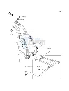 KX 250 H [KX250] (H1-H2) [KX250] drawing FRAME