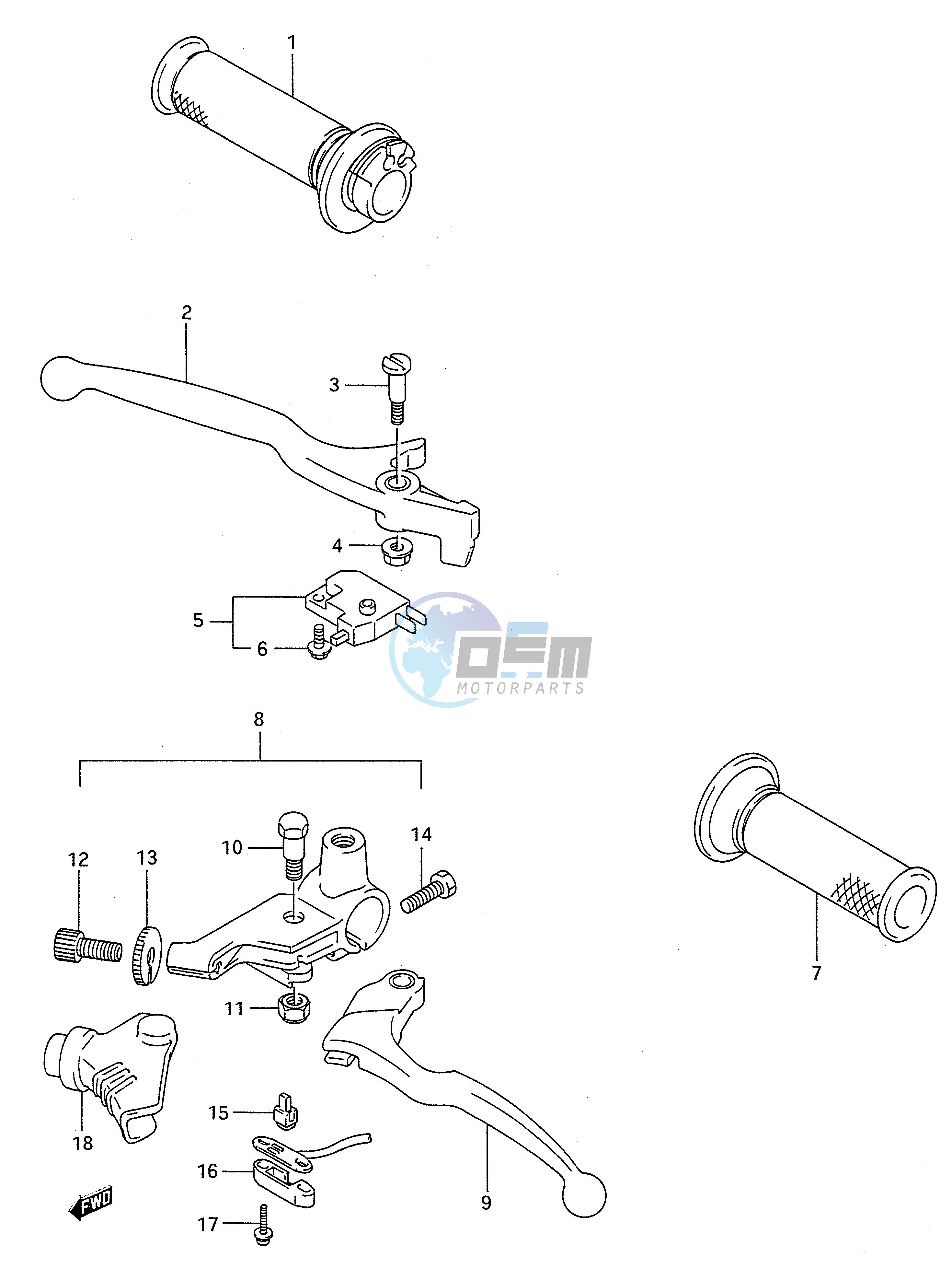 HANDLE LEVER (MODEL K)