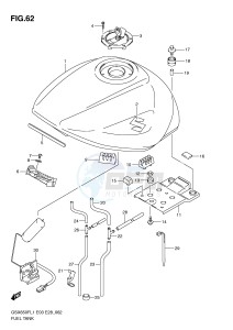 GSX650F (E3-E28) Katana drawing FUEL TANK (GSX650FL1 E28)