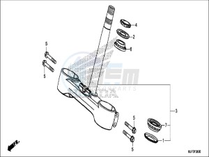 CRF1000DH 2ED - (2ED) drawing STEERING STEM