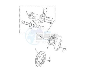 CS JOG R 50 drawing FRONT BRAKE CALIPER 4R-D1-7-D-K