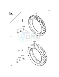 ER-6N ER650EEF XX (EU ME A(FRICA) drawing Tires