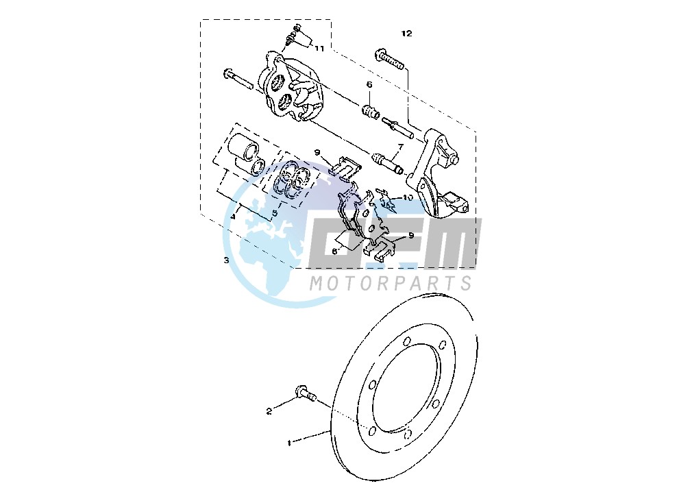 FRONT BRAKE CALIPER