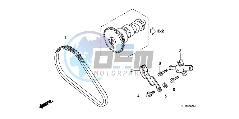 CAM CHAIN/TENSIONER