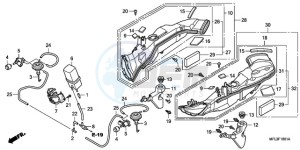 CBR1000RA9 France - (F / ABS CMF HRC MKH MME) drawing AIR INTAKE DUCT/SOLENOID VALVE