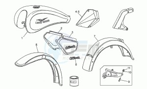 California III 1000 Iniezione Iniezione drawing Classic body variants