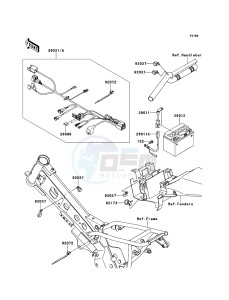 KLX110 KLX110CBF EU drawing Chassis Electrical Equipment