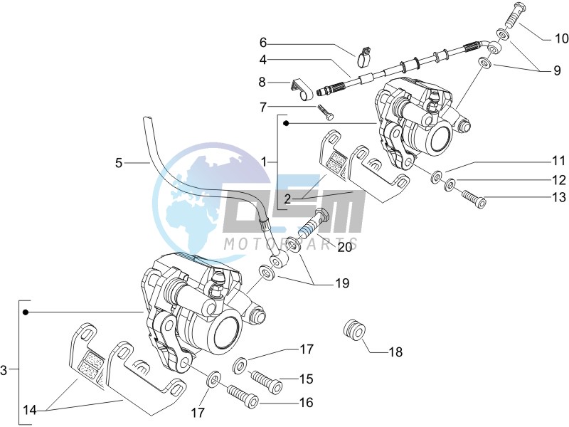 Brakes hose  - Calipers