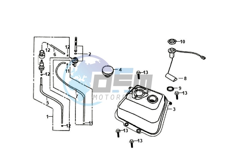 FUEL TANK - FUEL CUT