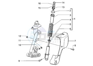 SKIPPER 125-150 drawing Front damper