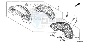 CB600FD Hornet 3ED drawing METER