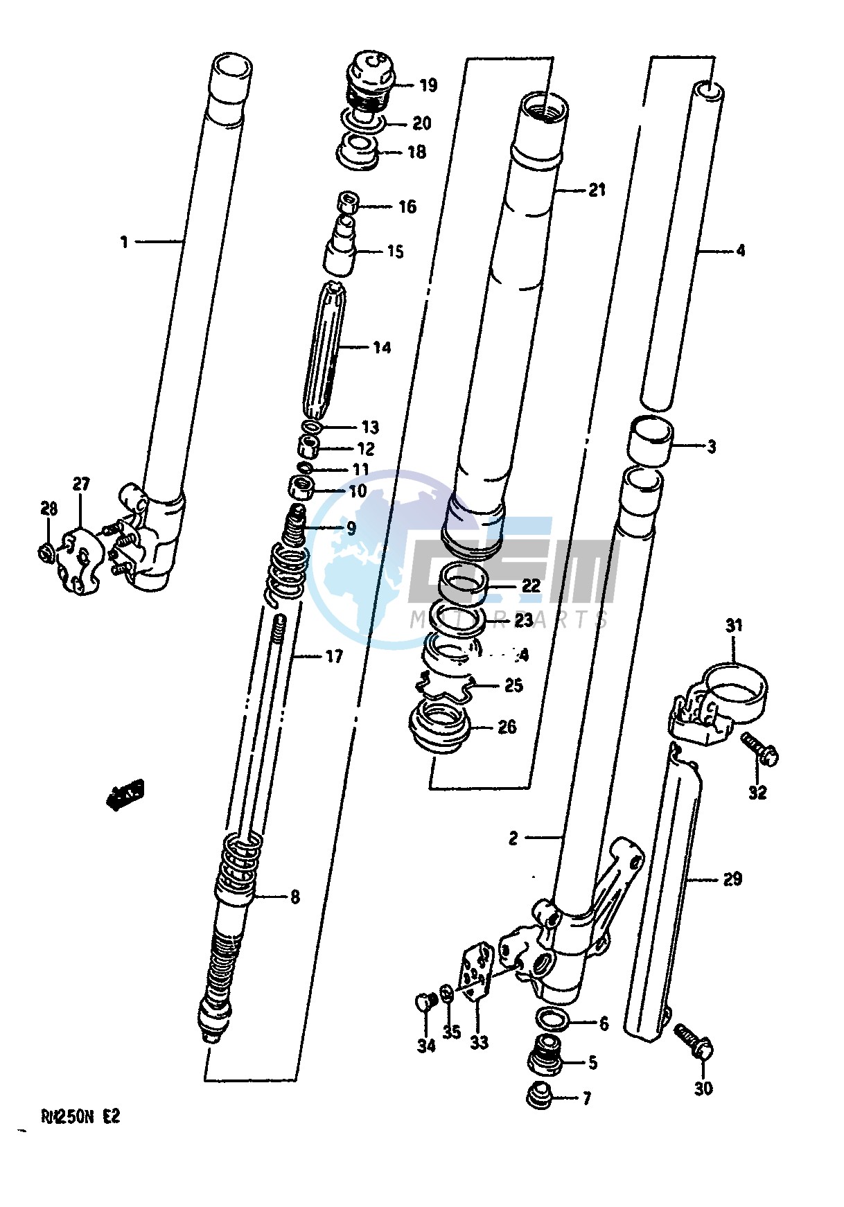 FRONT DAMPER (MODEL L)