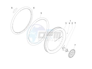 Wi-Bike Uni Mech Comfort 0 drawing Front wheel