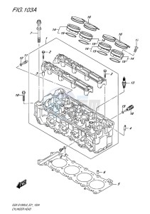 GSX-S1000F ABS EU drawing CYLINDER HEAD