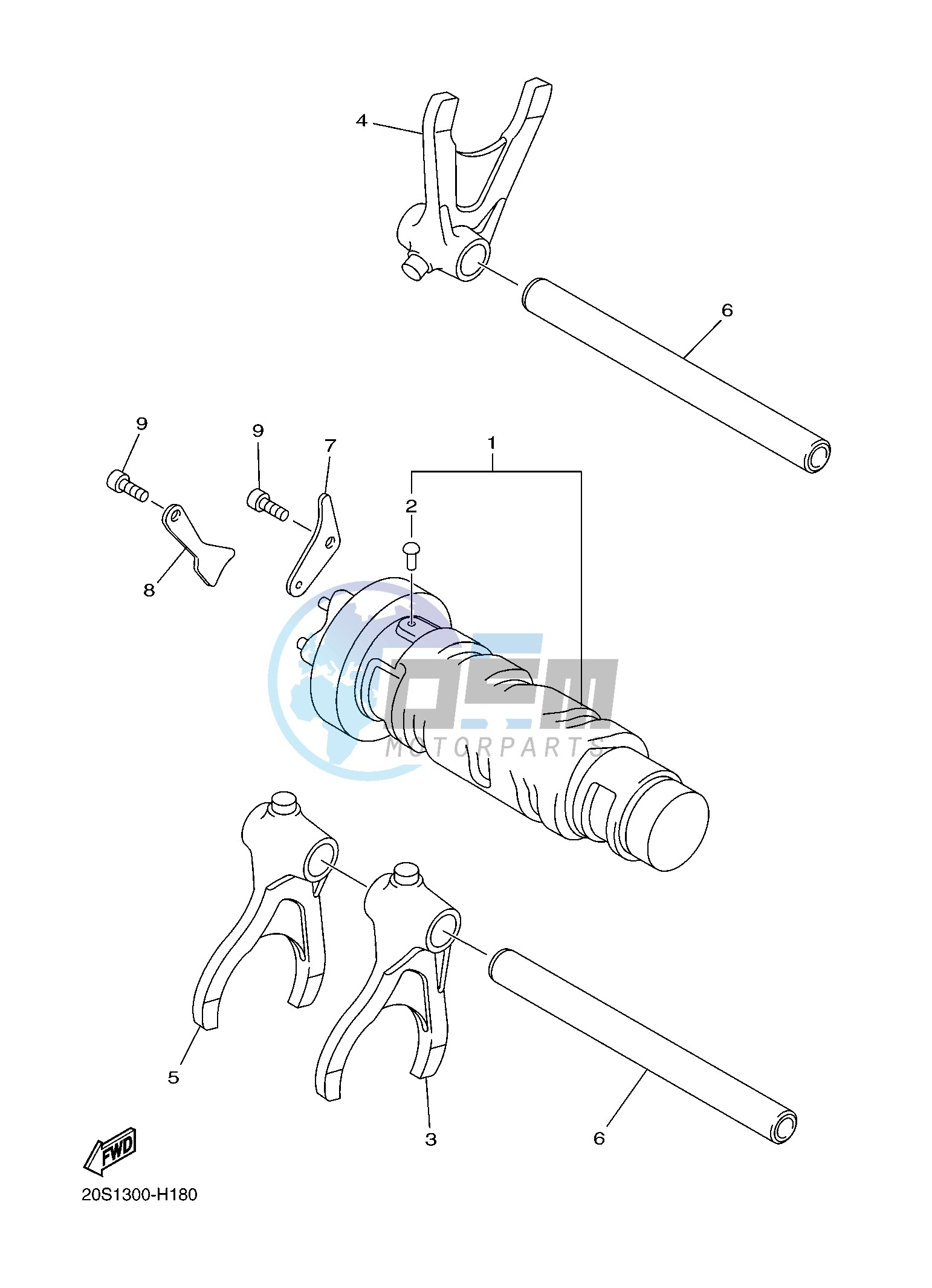 SHIFT CAM & FORK