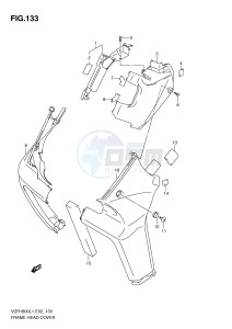 VZR1800 (E2) INTRUDER drawing FRAME HEAD COVER (VZR1800UFL1 E19)