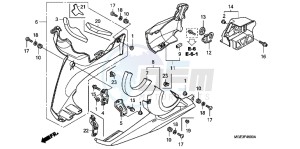 VFR1200FC drawing LOWER COWL