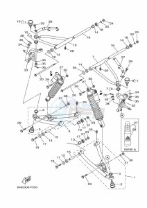 YFM700R YFM70RSSK (2LSV) drawing FRONT SUSPENSION & WHEEL