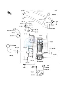 JET SKI ULTRA 250X JT1500B7F FR drawing Inter Cooler