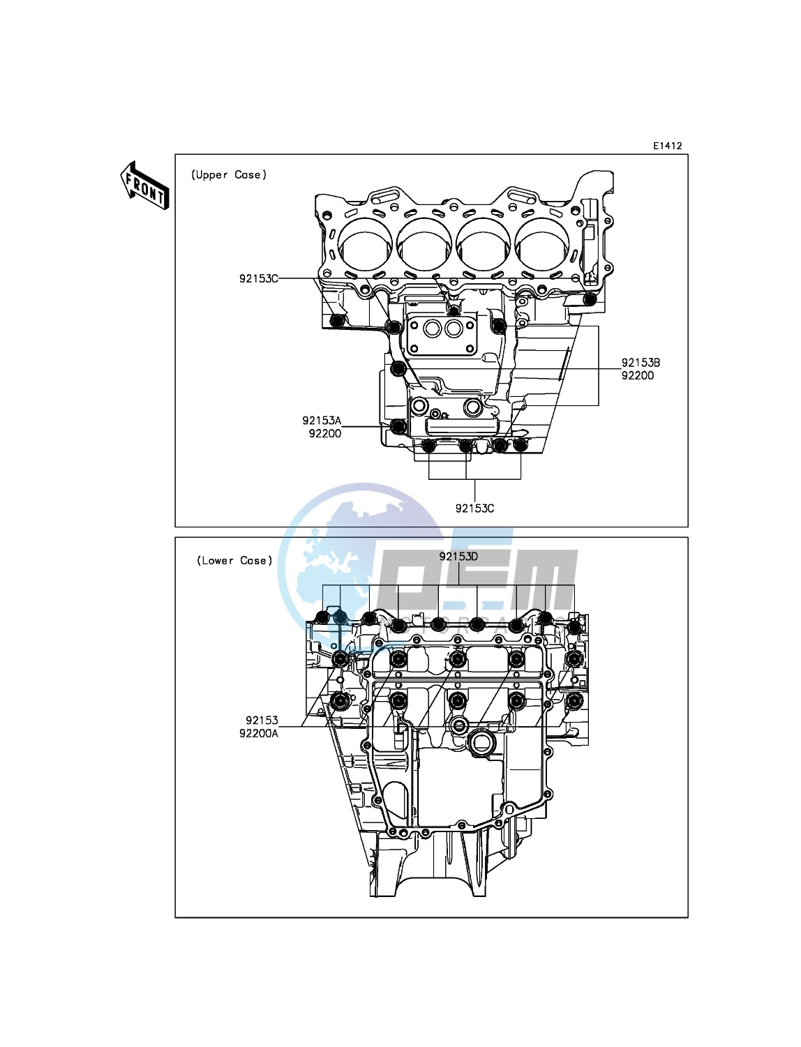 Crankcase Bolt Pattern