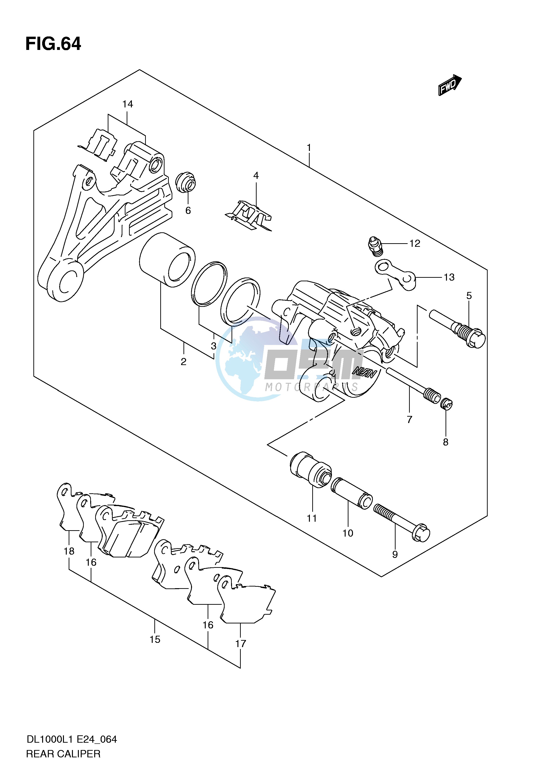 REAR CALIPER