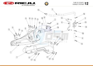 BYE-BIKE-BLACK 50 drawing EXHAUST