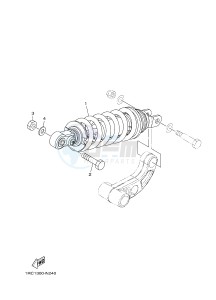 MT-09 TRACER MT09TRA TRACER 900 (2SCL) drawing REAR SUSPENSION