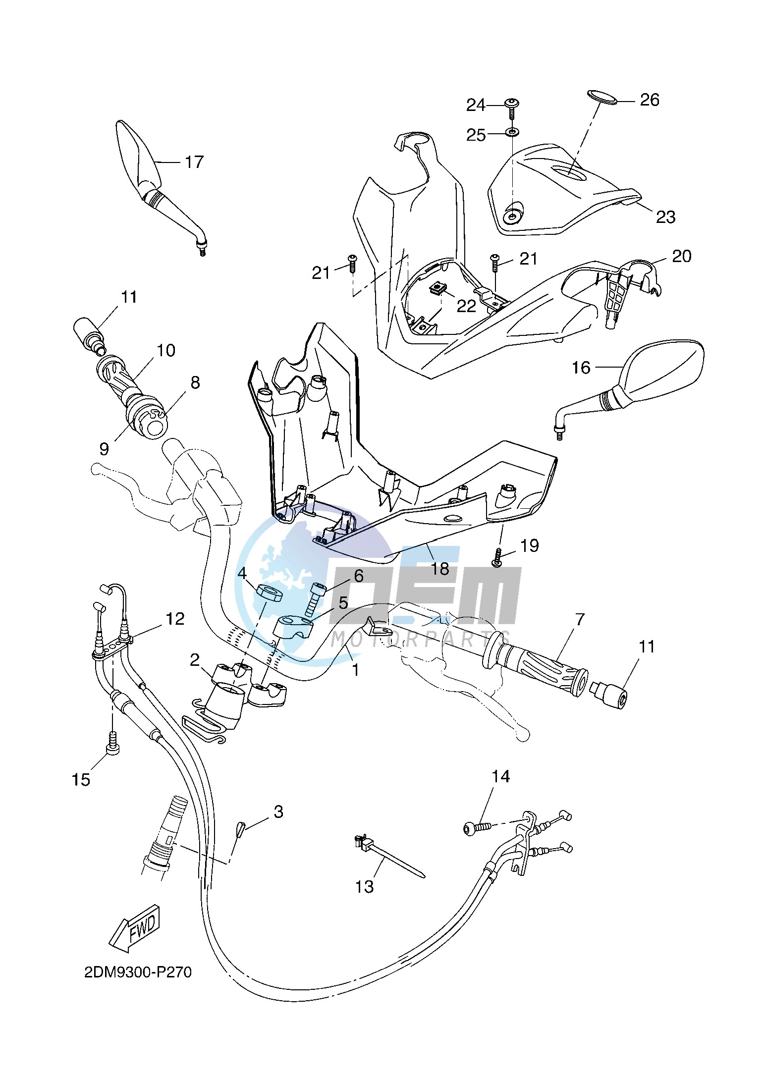 STEERING HANDLE & CABLE