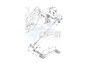 XV A WILD STAR 1600 drawing SHIFT SHAFT