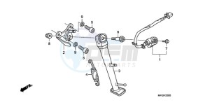 CB600FA France - (F / CMF) drawing STAND