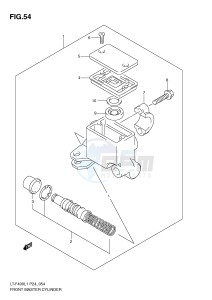 LT-F400 (P24) drawing FRONT MASTER CYLINDER