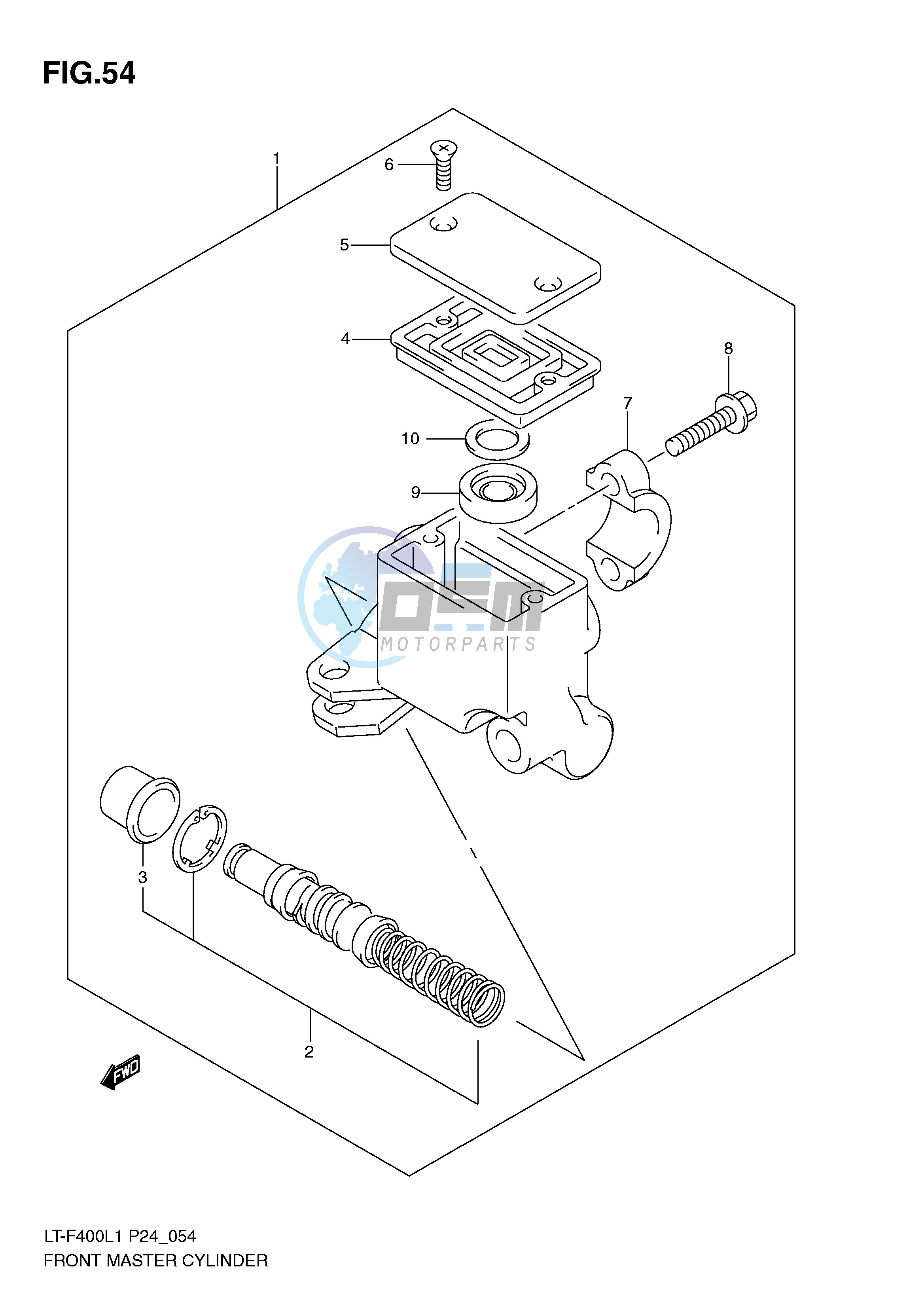 FRONT MASTER CYLINDER