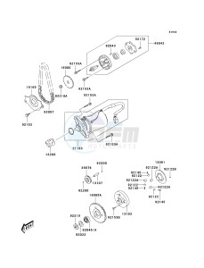 KSF 90 A [KFX90] (A7F-A9S) A7F drawing STARTER MOTOR