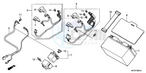 CB600FC drawing BATTERY (2)