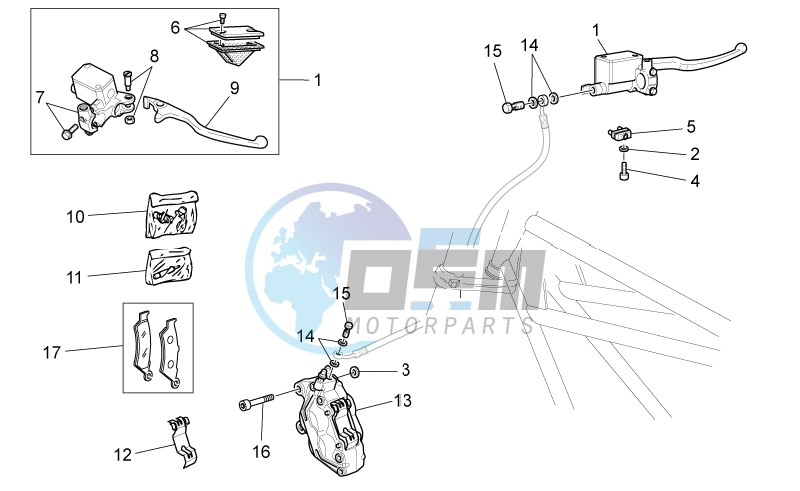 Front brake system