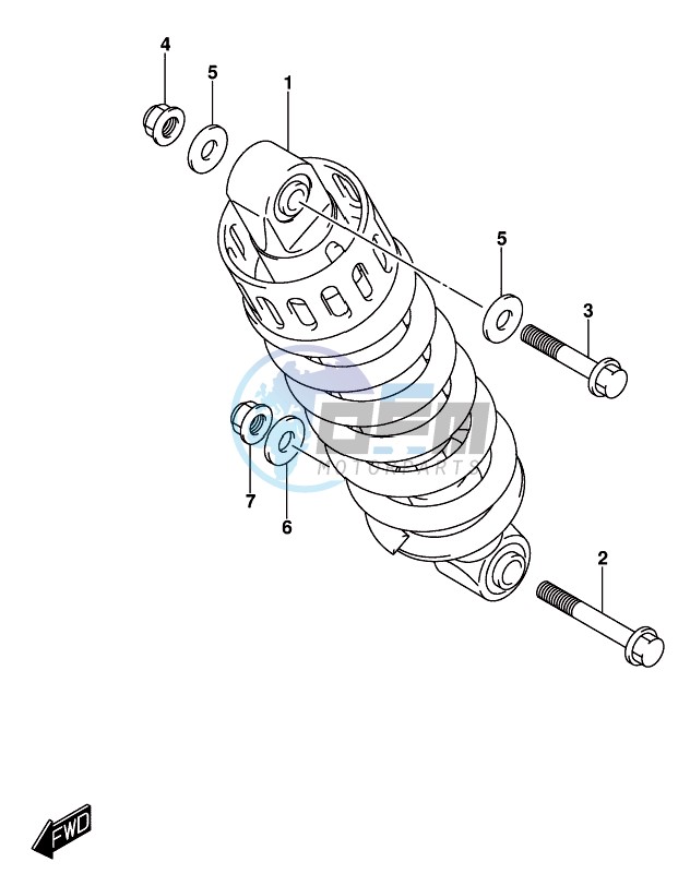 REAR SHOCK ABSORBER